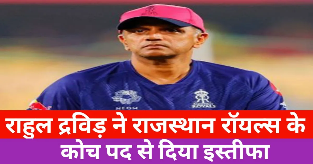 Rahul Dravid Resigns as Head Coach, राहुल द्रविड़ का कोच पद से इस्तीफा